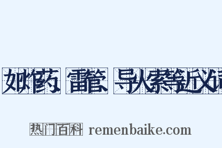 如炸药、雷管、导火索等近义词是什么意思的图片